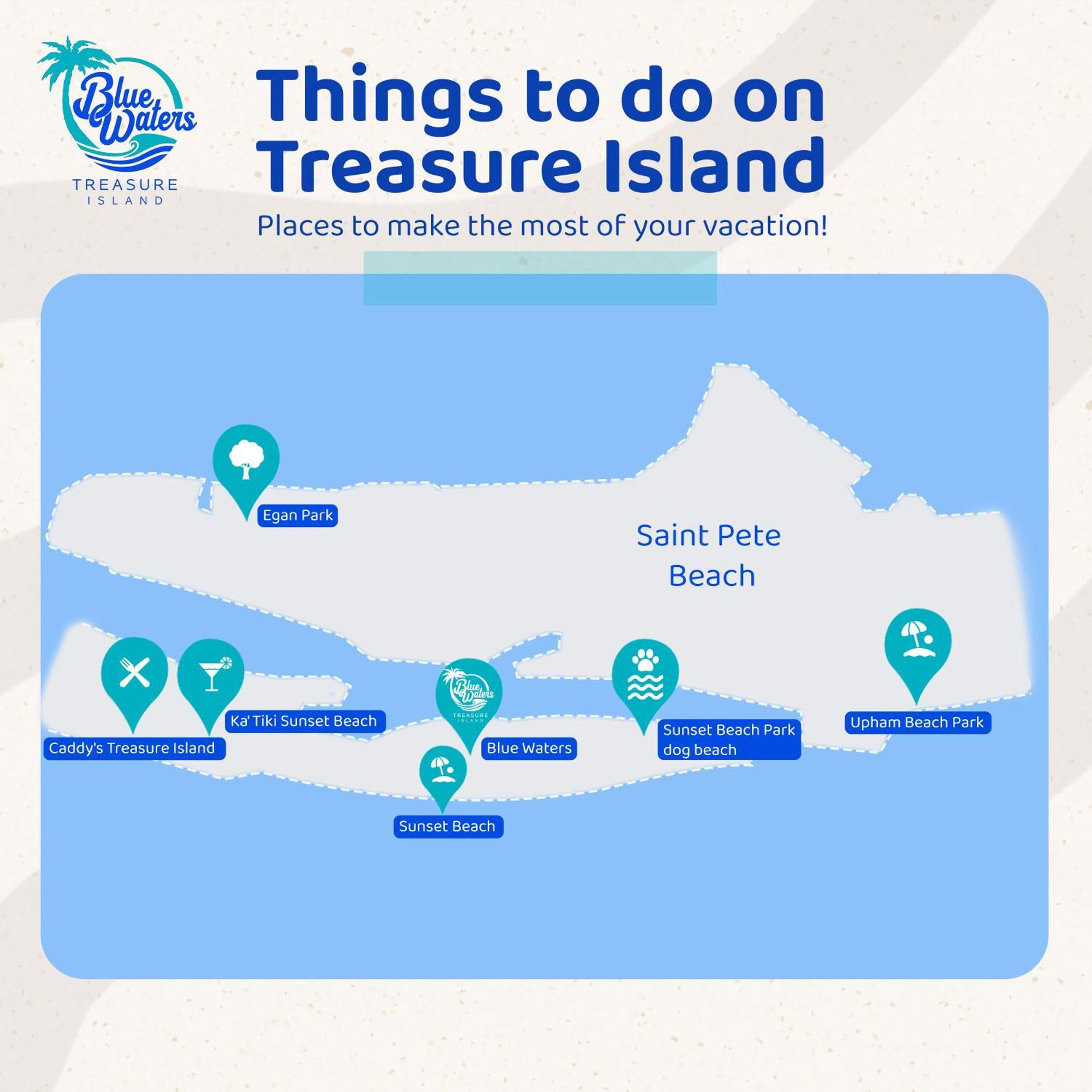 Blue Waters Treasure Island Hotel Exterior photo